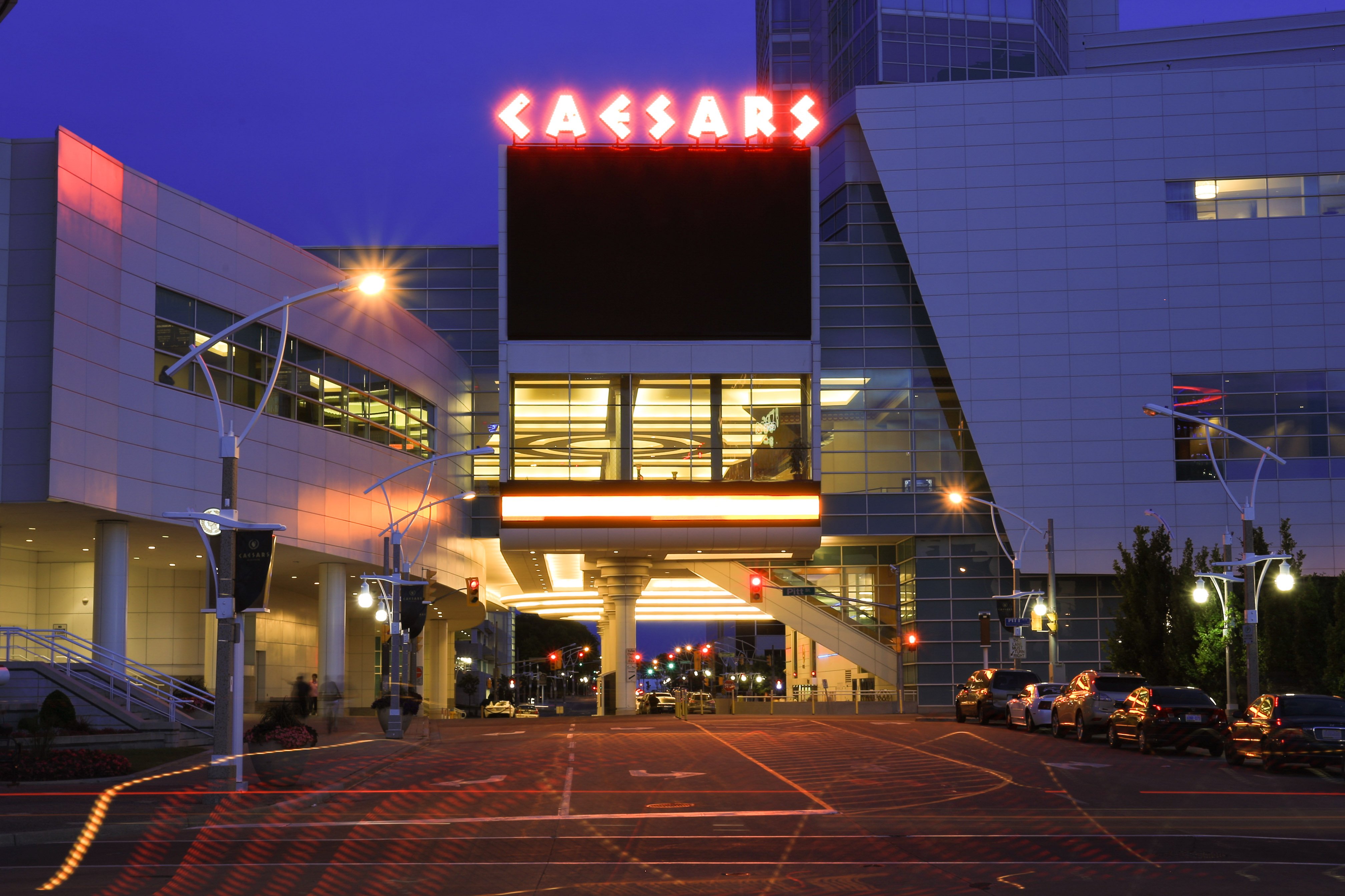 Caesars Palace Casino and Resort in downtown Windsor Ontario 