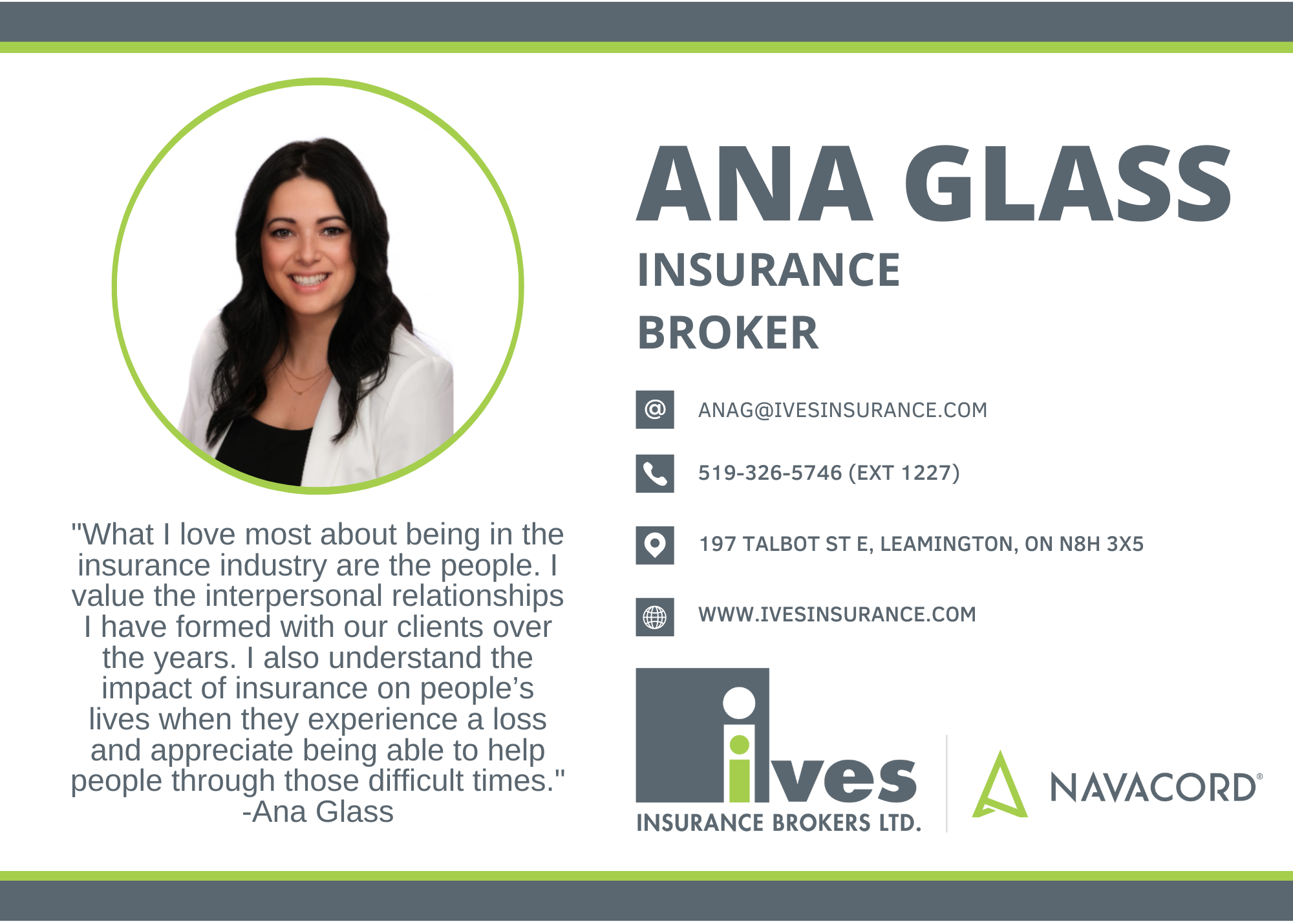 Ana Glass Ives Insurance Brokers 