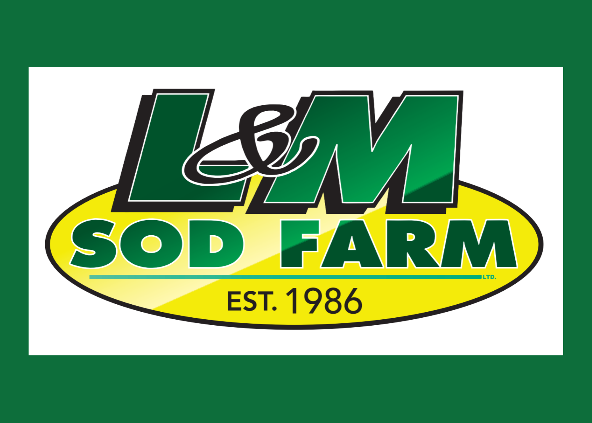 L&M sod farm logo