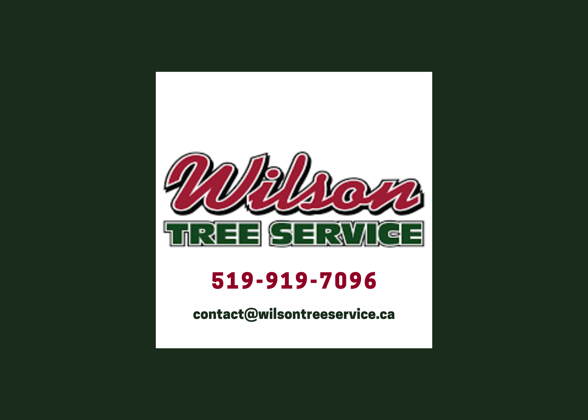 wilson tree service logo