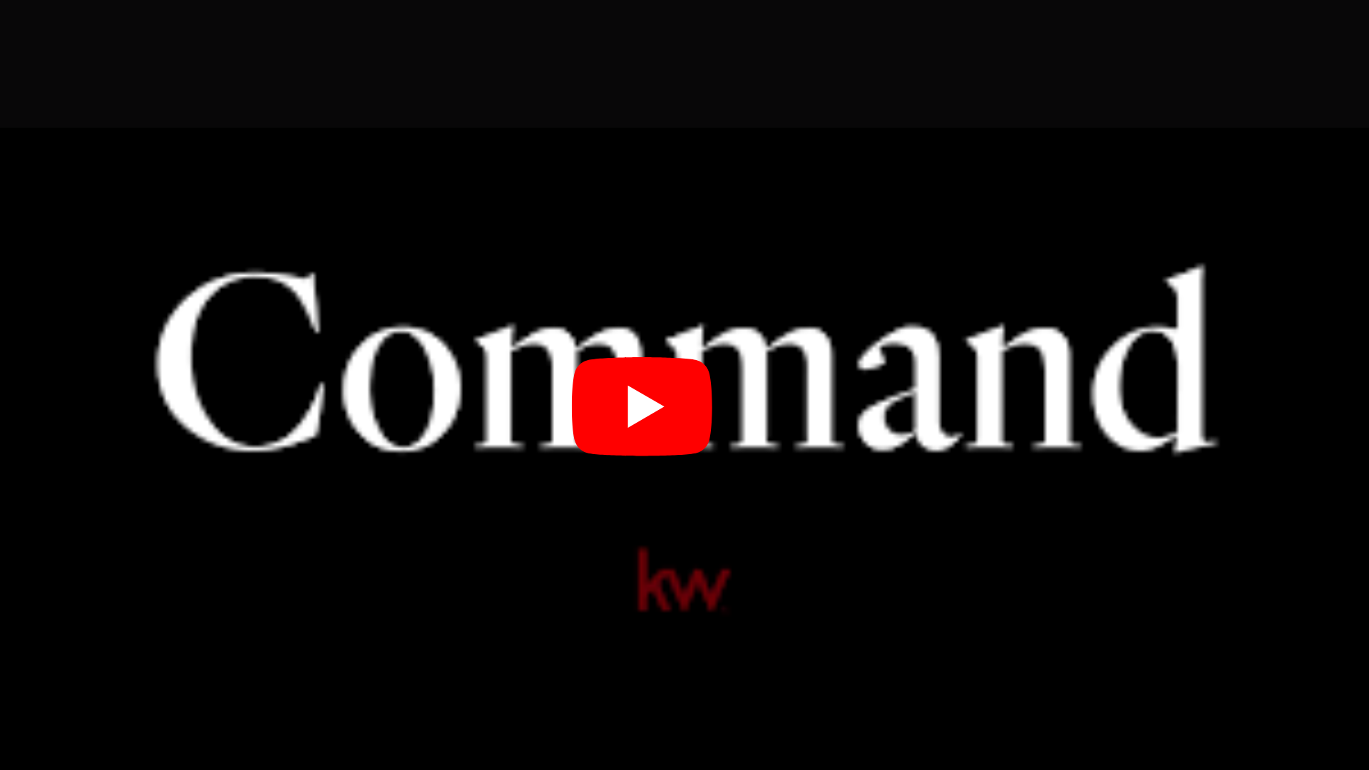 KW command youtube video 