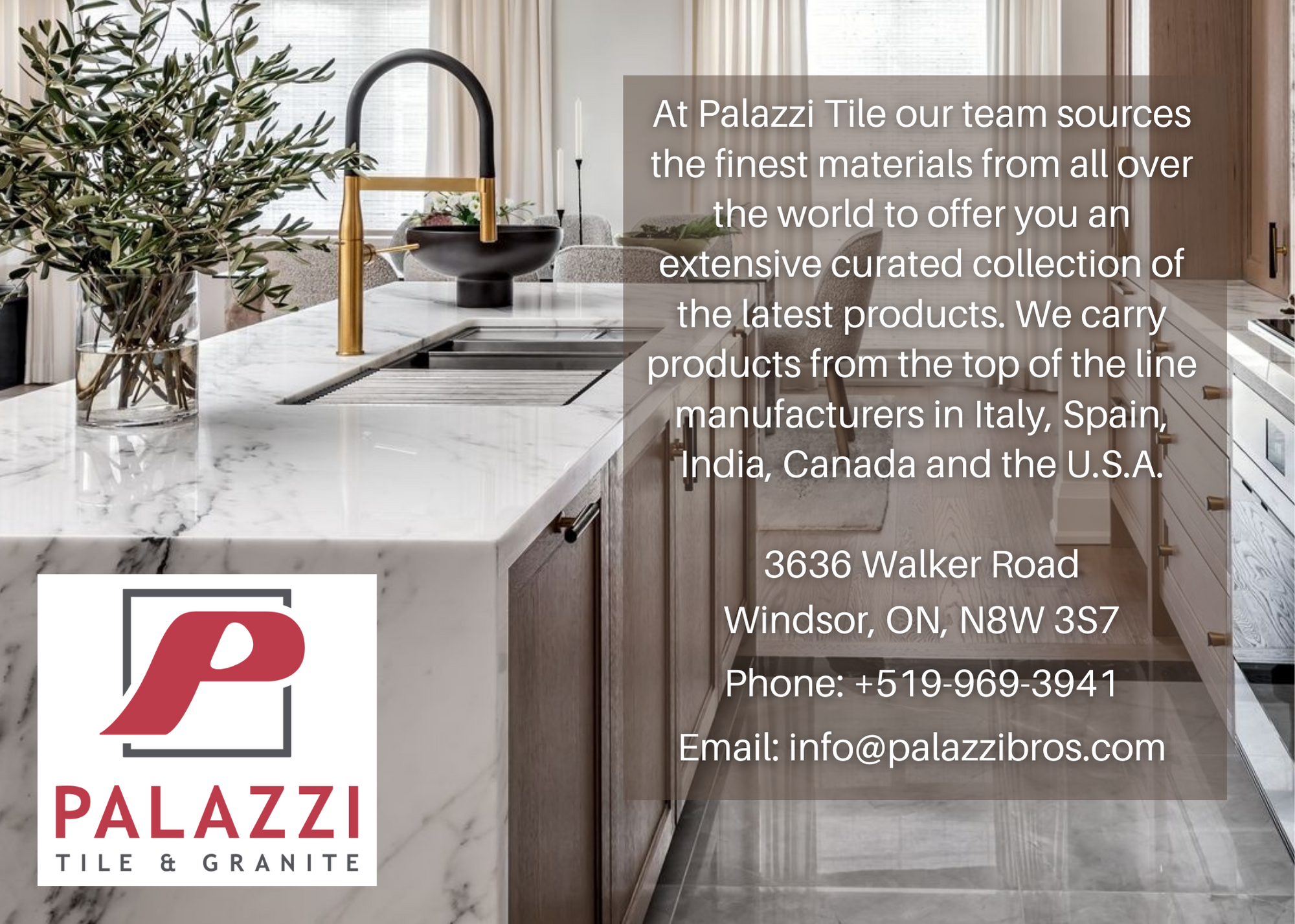 palazzi tile and granite logo 